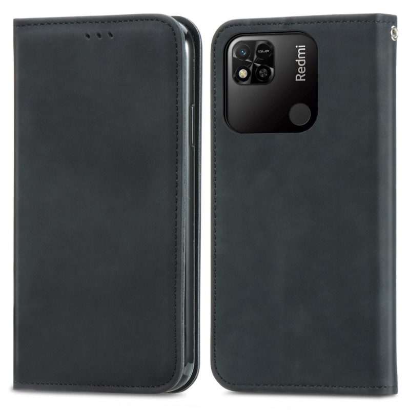 Schutzhülle Für Xiaomi Redmi 10A Flip Case Vintage-serie