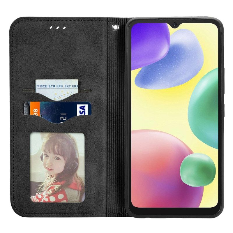 Schutzhülle Für Xiaomi Redmi 10A Flip Case Vintage-serie