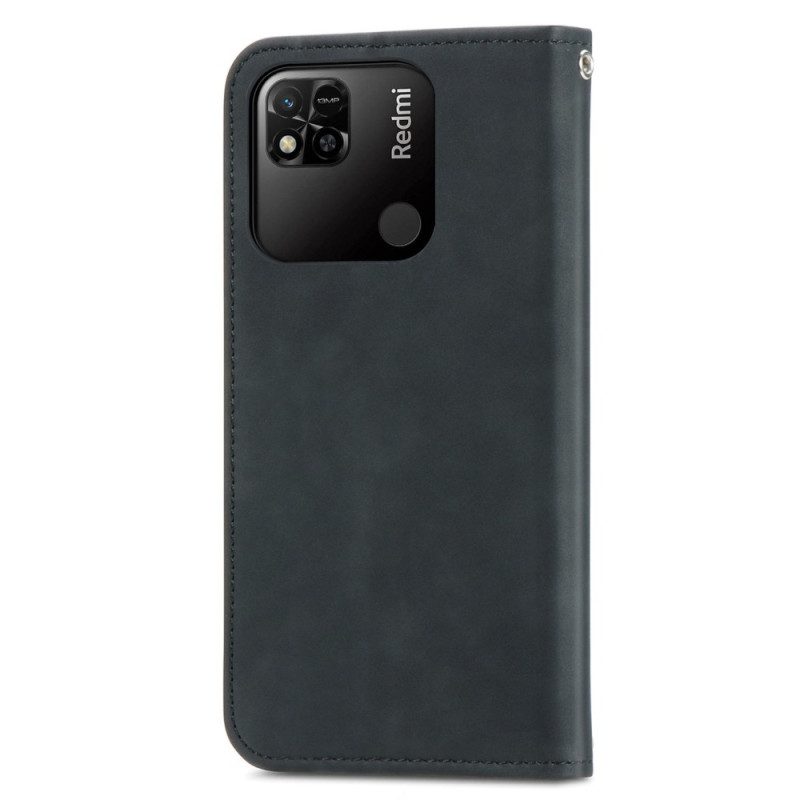 Schutzhülle Für Xiaomi Redmi 10A Flip Case Vintage-serie