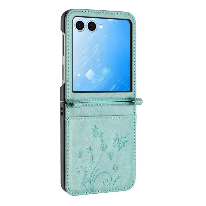 Case Für Samsung Galaxy Z Flip 7 Blumenmuster