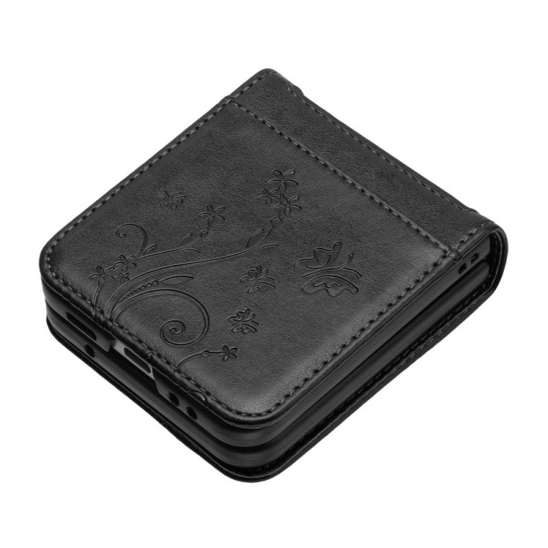 Case Für Samsung Galaxy Z Flip 7 Blumenmuster