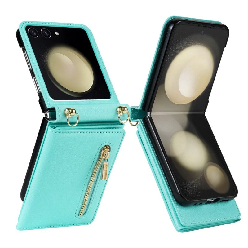 Case Samsung Galaxy Z Flip 7 Rfid-geldbörse Und Schultergurt