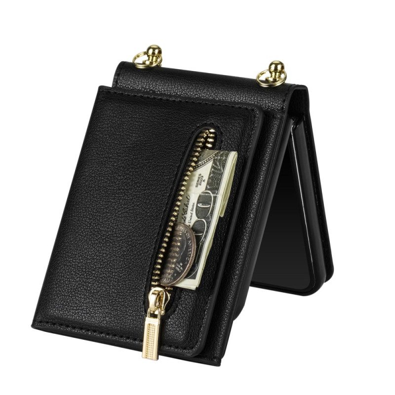 Case Samsung Galaxy Z Flip 7 Rfid-geldbörse Und Schultergurt