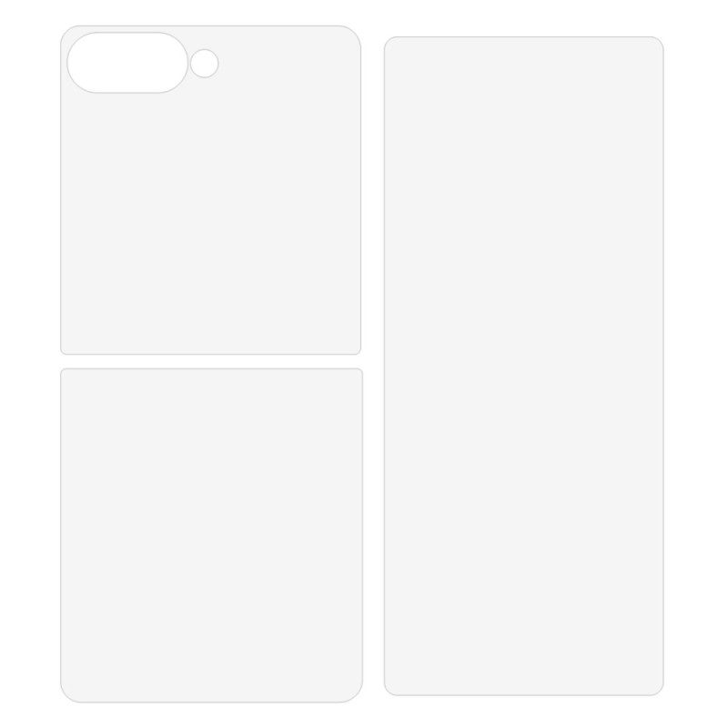 Displayschutzfolien Für Vorder- Und Rückseite Für Samsung Galaxy Z Flip 7