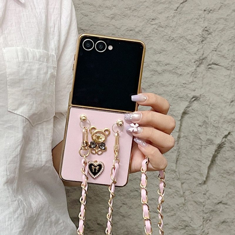 Hülle Für Samsung Galaxy Z Flip 7 Anhänger Und Riemen