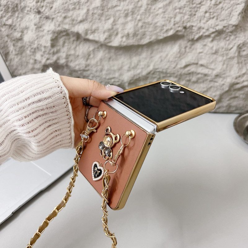 Hülle Für Samsung Galaxy Z Flip 7 Anhänger Und Riemen