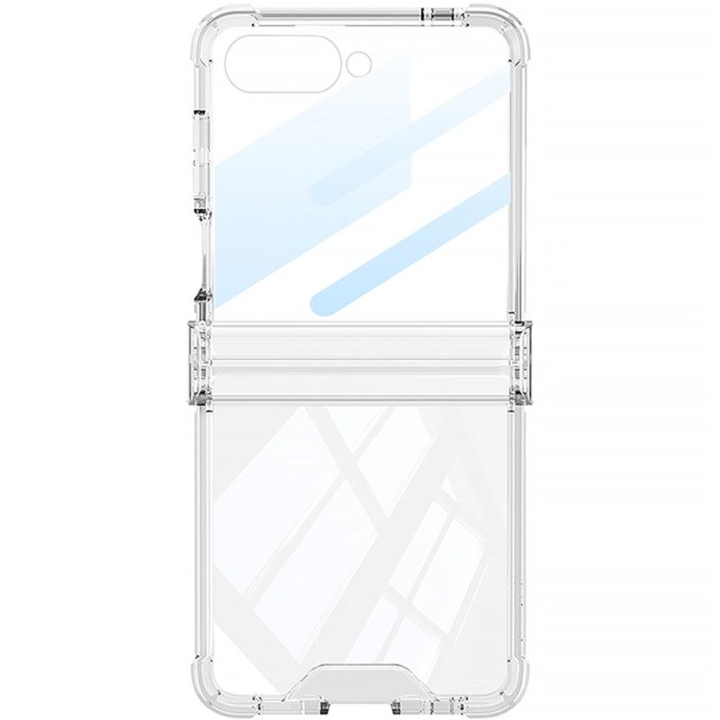 Hülle Für Samsung Galaxy Z Flip 7 Farbig Transparent Mit Airbagschutz