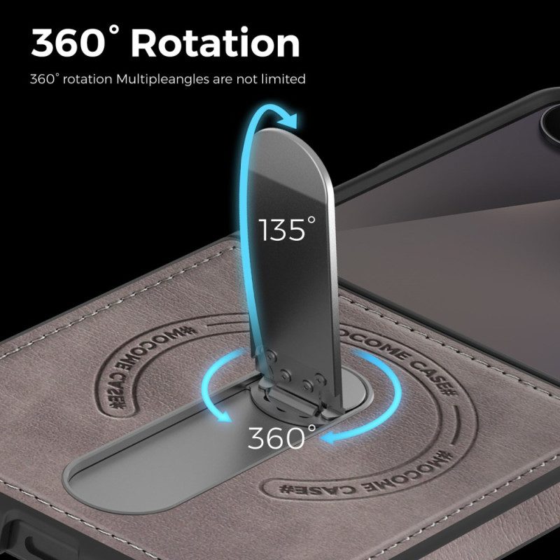 Hülle Für Samsung Galaxy Z Flip 7 Magnetisch Mit Drehbarem Ständer