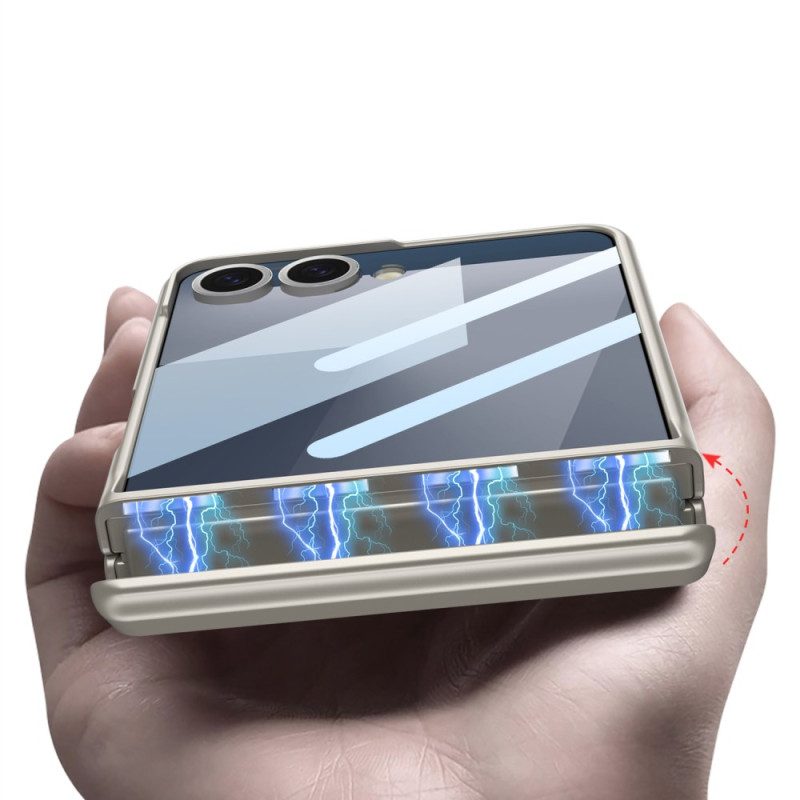 Hülle Für Samsung Galaxy Z Flip 7 Magnetischer Gkk-ständer Und Schutz