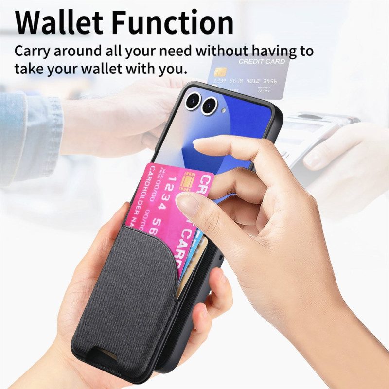 Hülle Für Samsung Galaxy Z Flip 7 Magnetverschluss Mit Halterung Und Abnehmbarem Kartenhalter