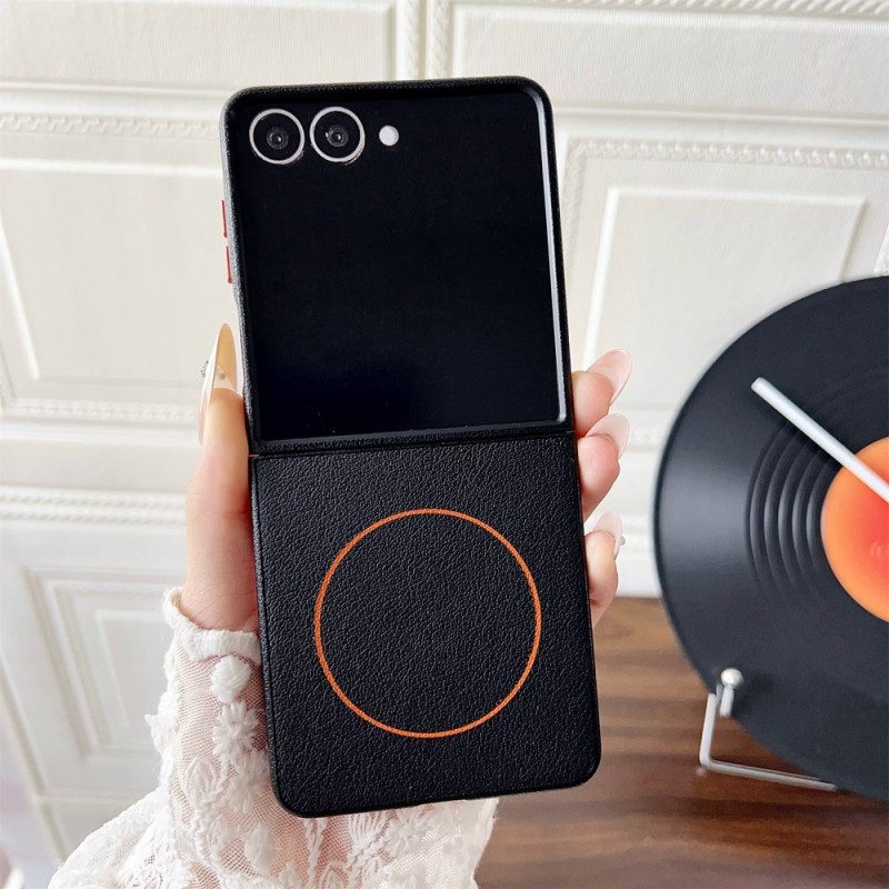 Hülle Für Samsung Galaxy Z Flip 7 Magsafe Orange Ring-kompatibel