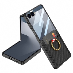 Hülle Für Samsung Galaxy Z Flip 7 Ringhalter Und Kartenhalter