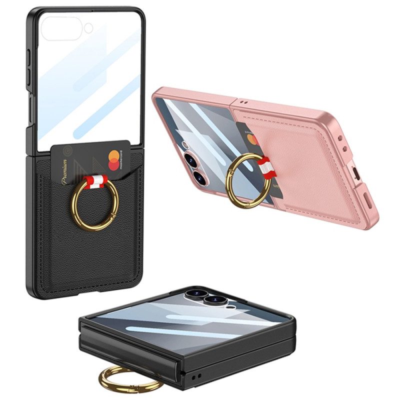 Hülle Für Samsung Galaxy Z Flip 7 Ringhalter Und Kartenhalter