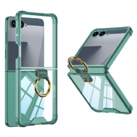 Hülle Für Samsung Galaxy Z Flip 7 Ringhalter Und Stoßfester Schutz