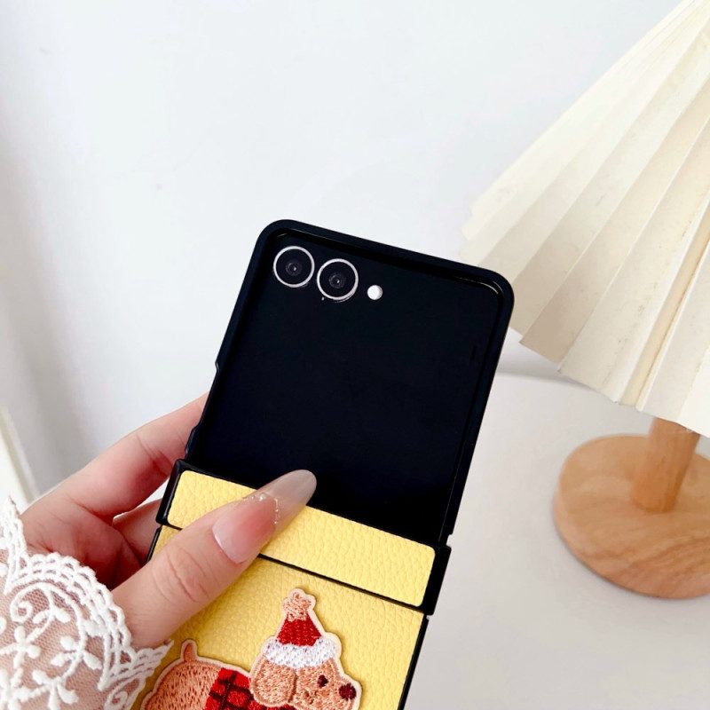 Hülle Für Samsung Galaxy Z Flip 7 Scharnierschutz Und Riemen