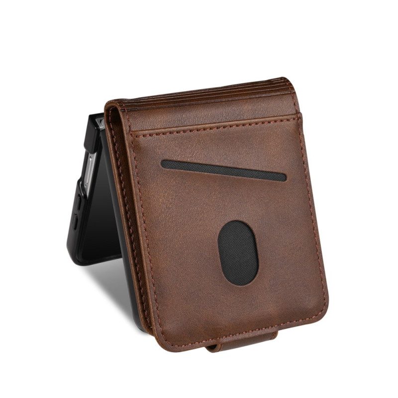 Hülle Für Samsung Galaxy Z Flip 7 Stilvoller Kartenhalter