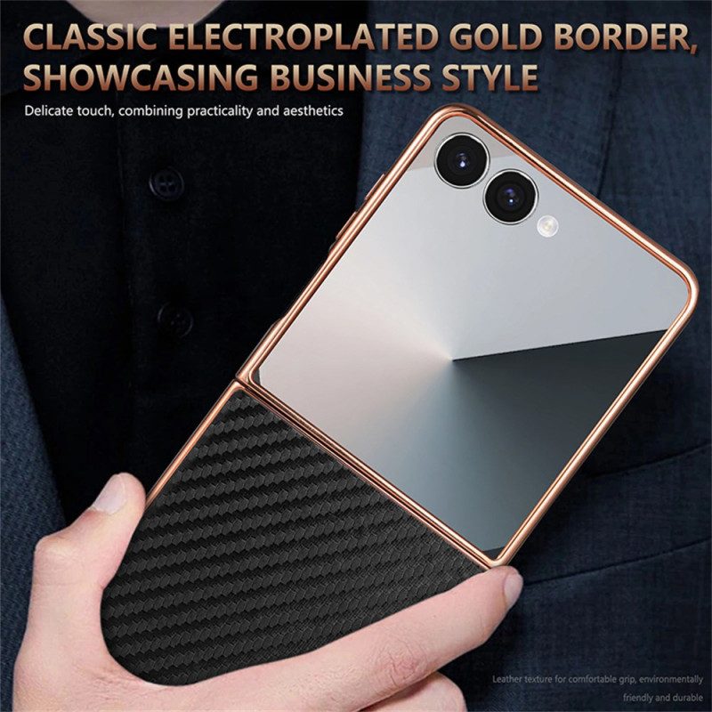 Hülle Samsung Galaxy Z Flip 7 Carbonfaser