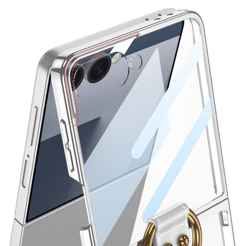 Hülle Samsung Galaxy Z Flip 7 Gkk-displayschutzfolie Und Ringhalter