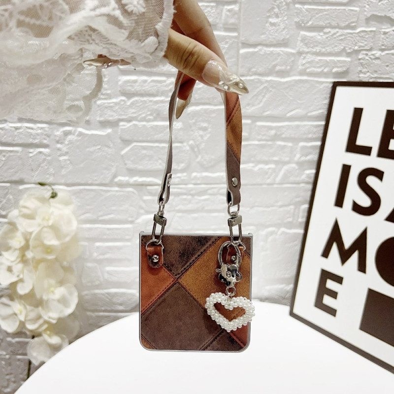 Hülle Samsung Galaxy Z Flip 7 Handyhülle Anhänger Und Handgelenkschlaufe