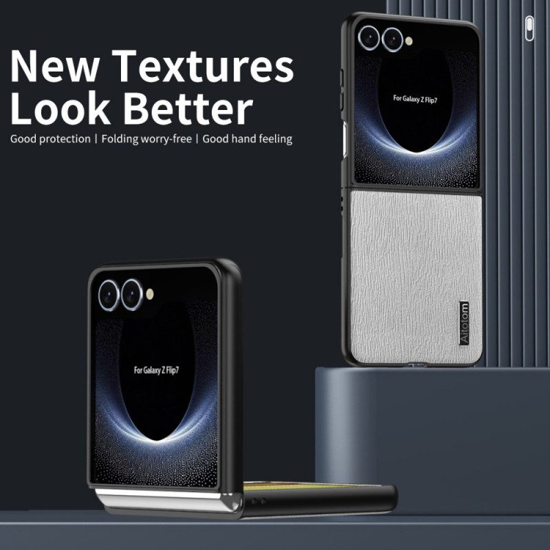 Hülle Samsung Galaxy Z Flip 7 Handyhülle Holzstruktur