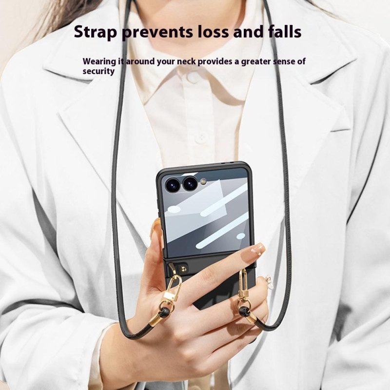 Hülle Samsung Galaxy Z Flip 7 Handyhülle Kordelarmband