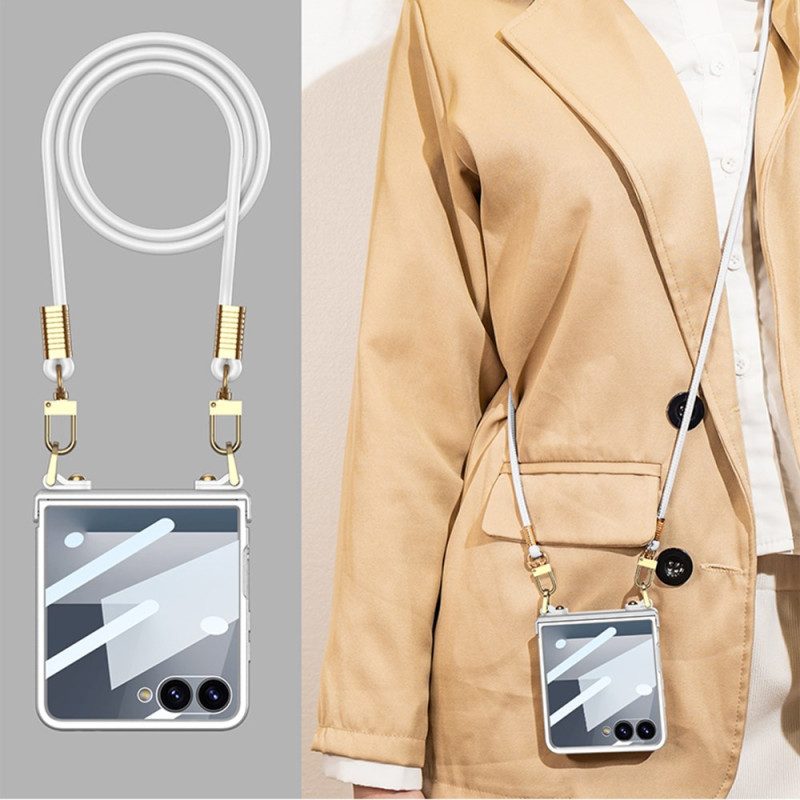 Hülle Samsung Galaxy Z Flip 7 Handyhülle Kordelarmband