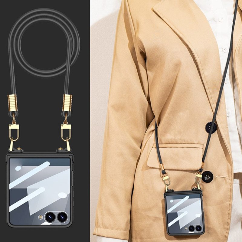 Hülle Samsung Galaxy Z Flip 7 Handyhülle Kordelarmband