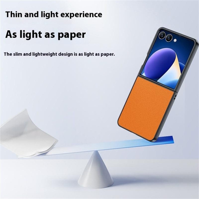 Hülle Samsung Galaxy Z Flip 7 Handyhülle Lederoptik