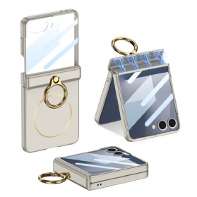 Hülle Samsung Galaxy Z Flip 7 Handyhülle Magnetisch Mit Ringhalter Gkk