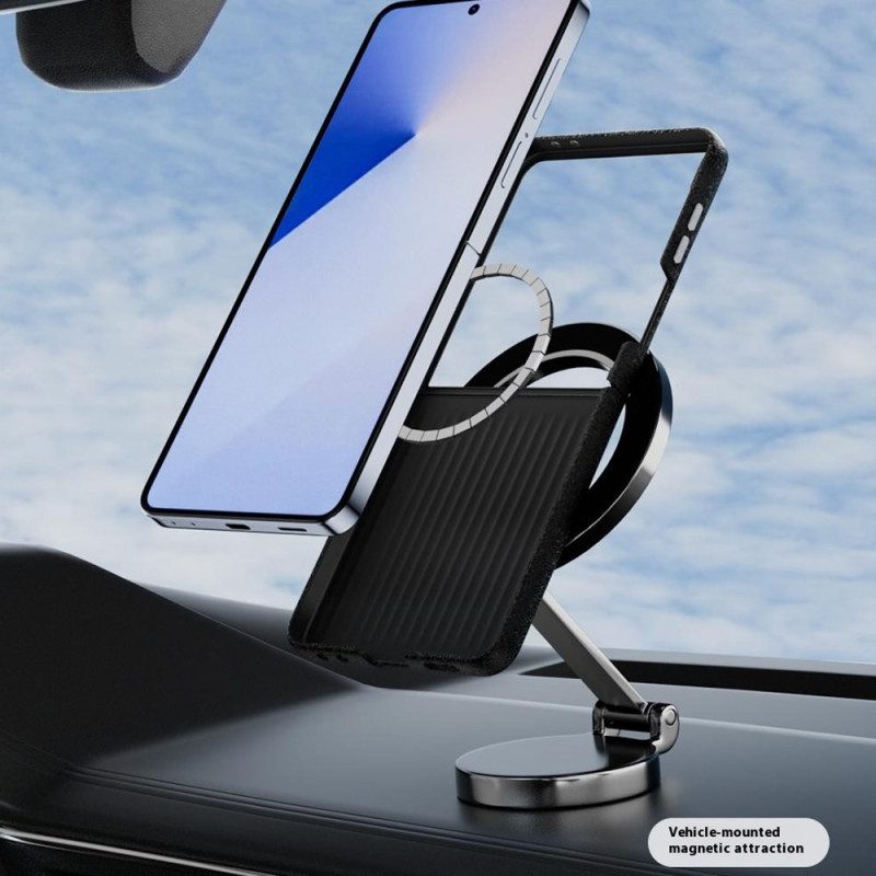 Hülle Samsung Galaxy Z Flip 7 Handyhülle Magsafe-kompatible Krokodilstruktur (abeel)