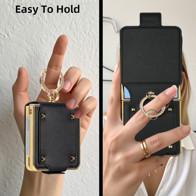 Hülle Samsung Galaxy Z Flip 7 Handyhülle Premium-ring