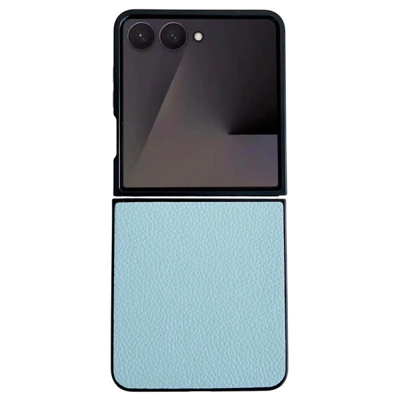 Hülle Samsung Galaxy Z Flip 7 Handyhülle Strukturierte Lederoptik