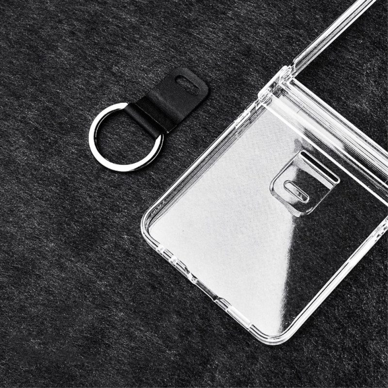 Hülle Samsung Galaxy Z Flip 7 Handyhülle Transparent Mit Ringhalter