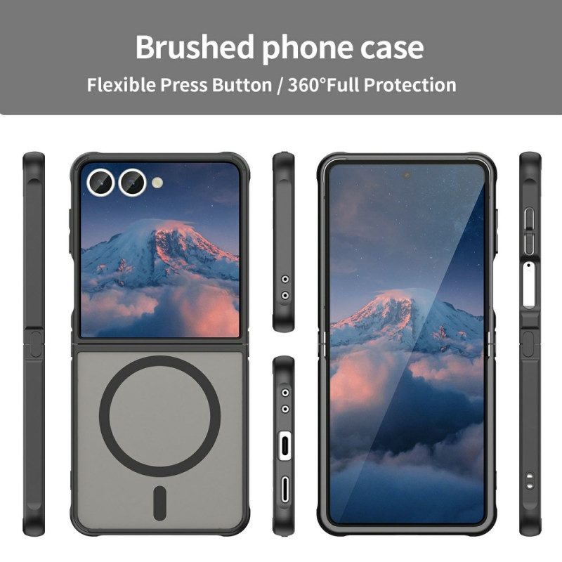 Hülle Samsung Galaxy Z Flip 7 Kompatibel Mit Magsafe-fallschutz