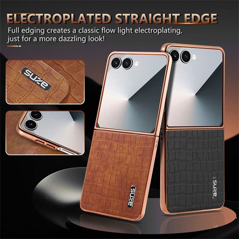 Hülle Samsung Galaxy Z Flip 7 Krokodiloptik