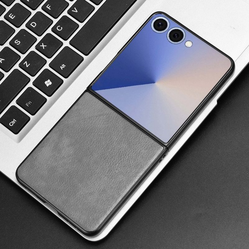 Hülle Samsung Galaxy Z Flip 7 Lederoptik