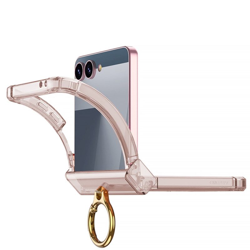 Hülle Samsung Galaxy Z Flip 7 Magnet-charm Mit Ringhalter