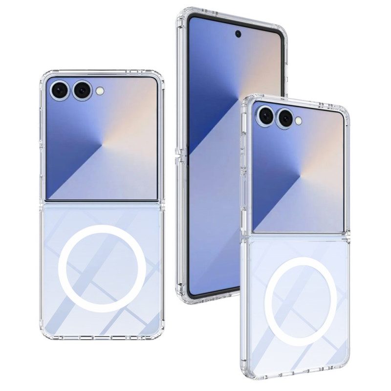 Hülle Samsung Galaxy Z Flip 7 Magnetisch Transparent