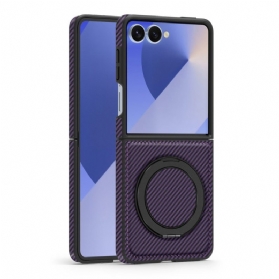 Hülle Samsung Galaxy Z Flip 7 Magnetische Kohlefaser