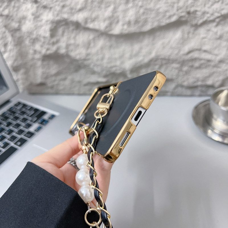 Hülle Samsung Galaxy Z Flip 7 Magnetischer Anhängerriemen