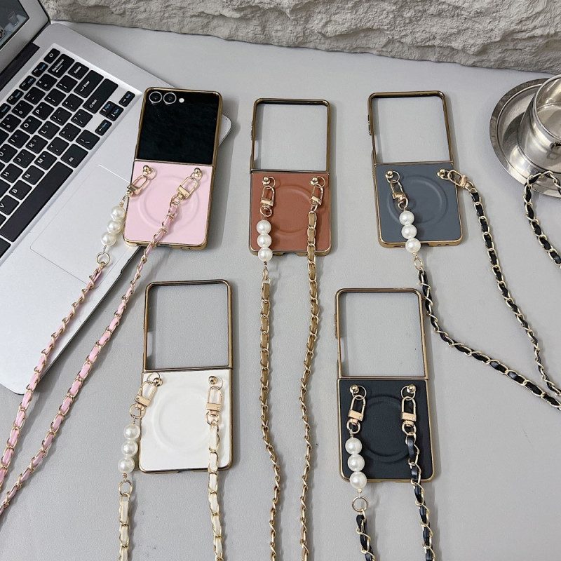 Hülle Samsung Galaxy Z Flip 7 Magnetischer Anhängerriemen