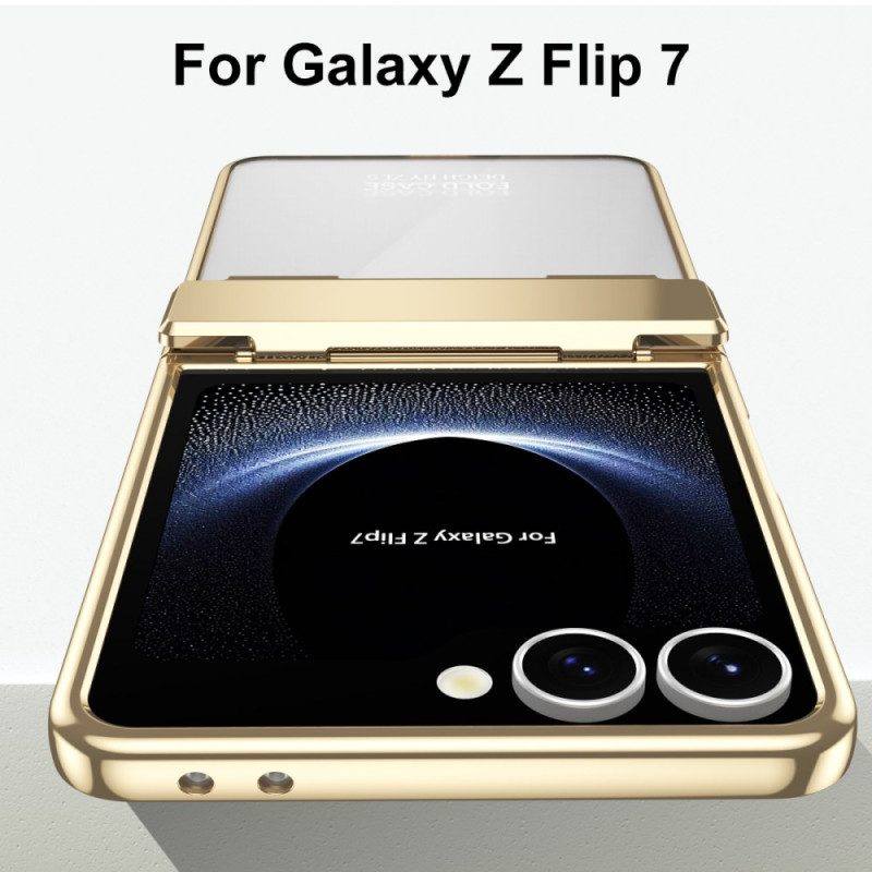 Hülle Samsung Galaxy Z Flip 7 Metallrahmen Mit Displayschutzfolie
