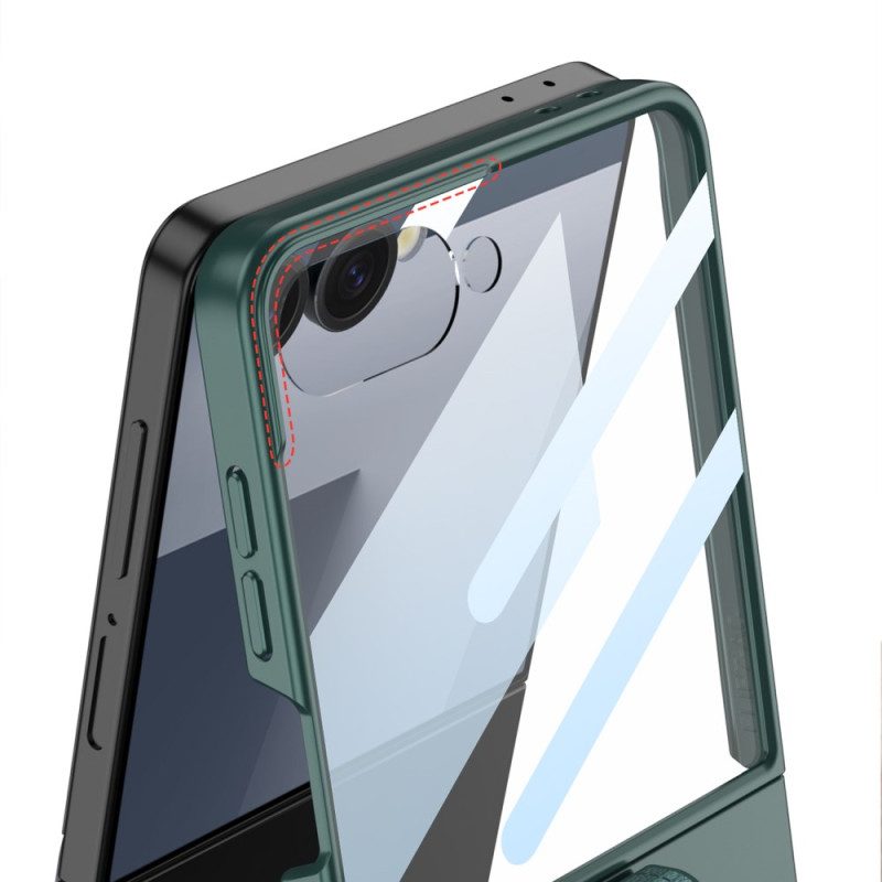 Hülle Samsung Galaxy Z Flip 7 Ringhalter Und Displayschutzfolie