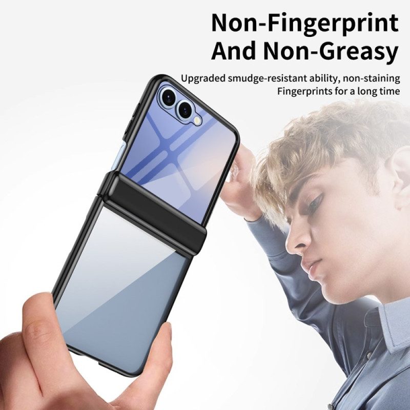 Hülle Samsung Galaxy Z Flip 7 Scharnierschutz In Metalloptik