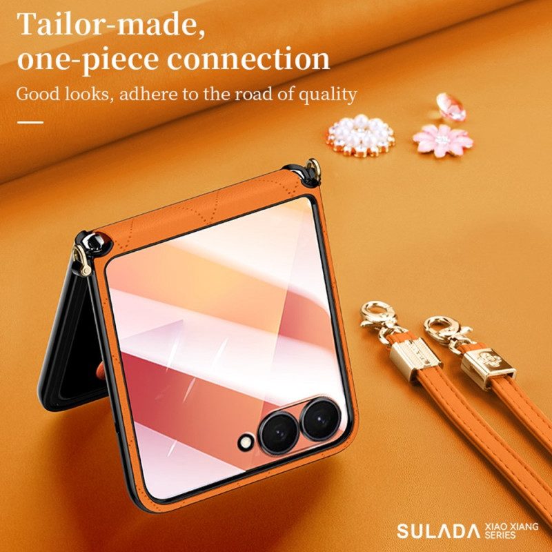 Hülle Samsung Galaxy Z Flip 7 Sulada Schultergurt