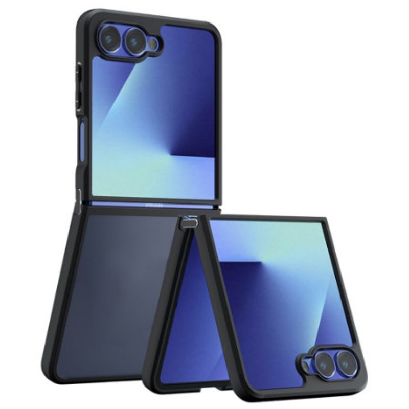 Hülle Samsung Galaxy Z Flip 7 Transparent Schwarz