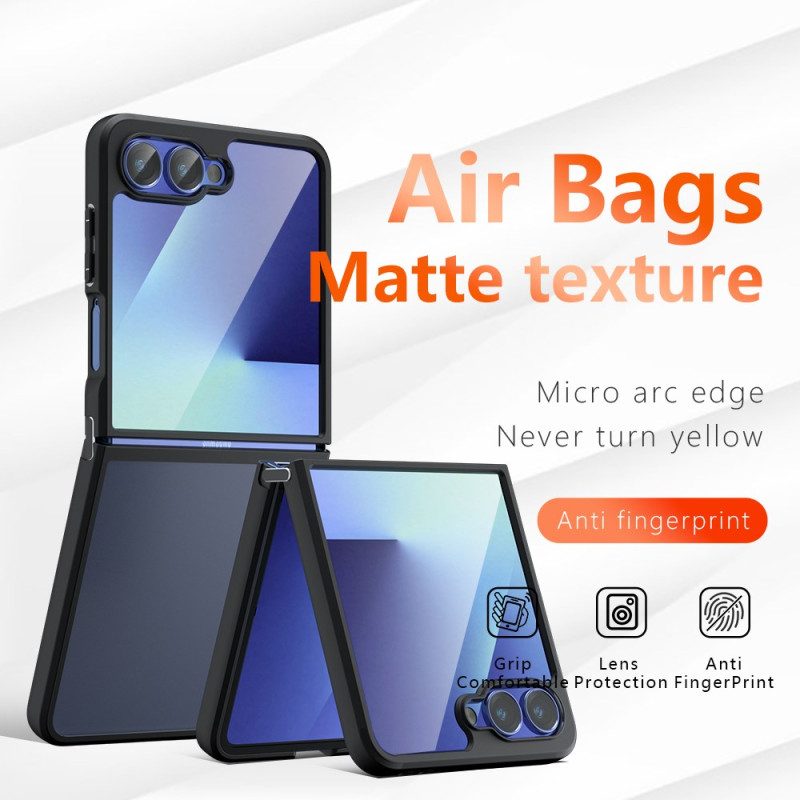 Hülle Samsung Galaxy Z Flip 7 Transparent Schwarz