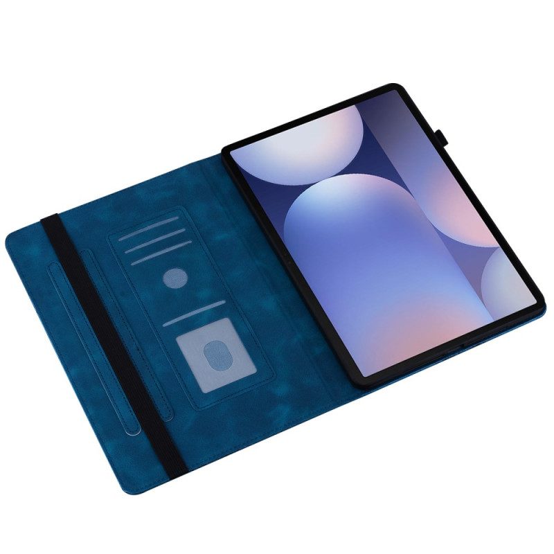 Case Für Samsung Galaxy Tab S10 Plus Herzen In Wildlederoptik