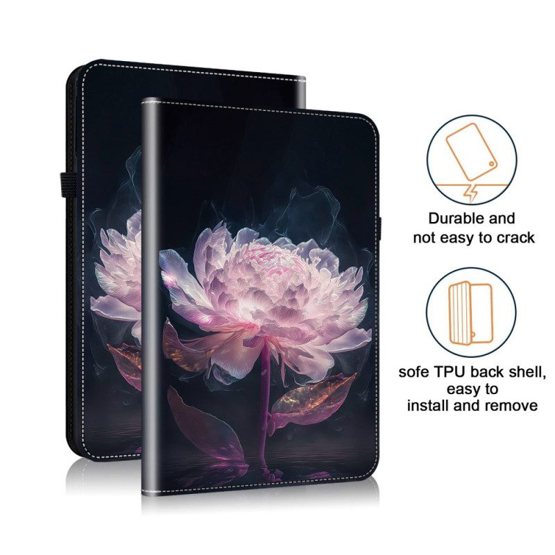 Case Für Samsung Galaxy Tab S10 Plus Lila Pfingstrose