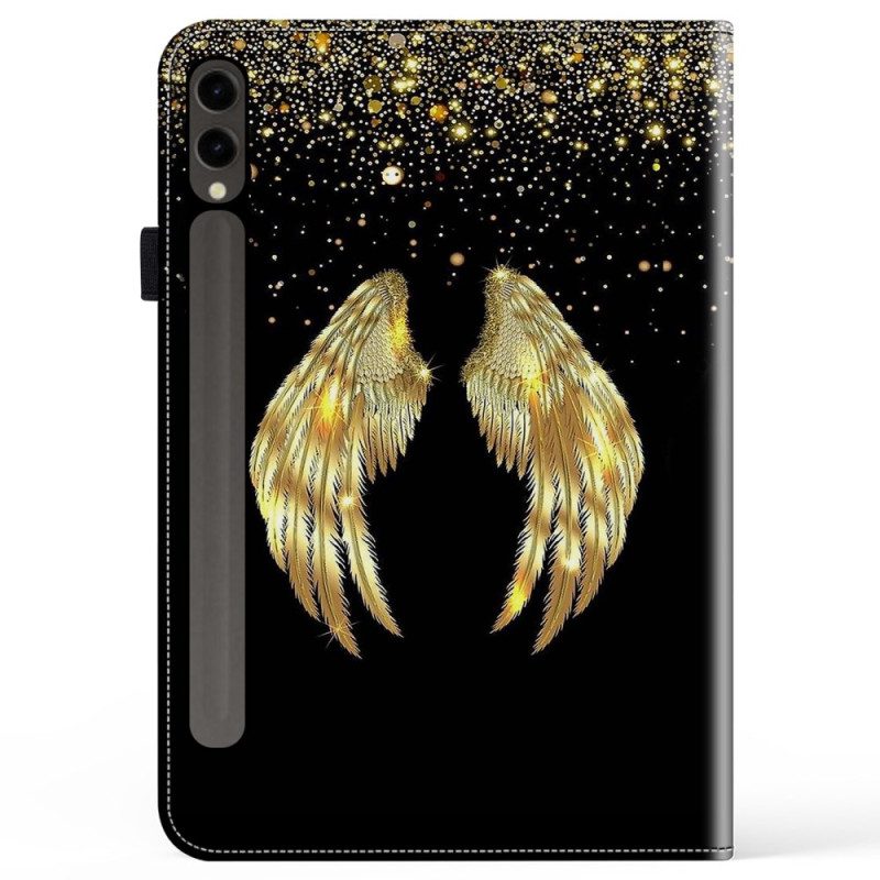 Case Samsung Galaxy Tab S10 Plus Goldene Flügel